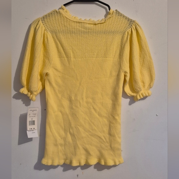 Design History Yellow Knit Blouse - Picture 2 of 5